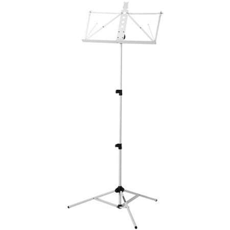 Pgik PGIK S3MS-WT Strukture Deluxe Aluminum Music Stand with Adjustable Tray; White S3MS-WT